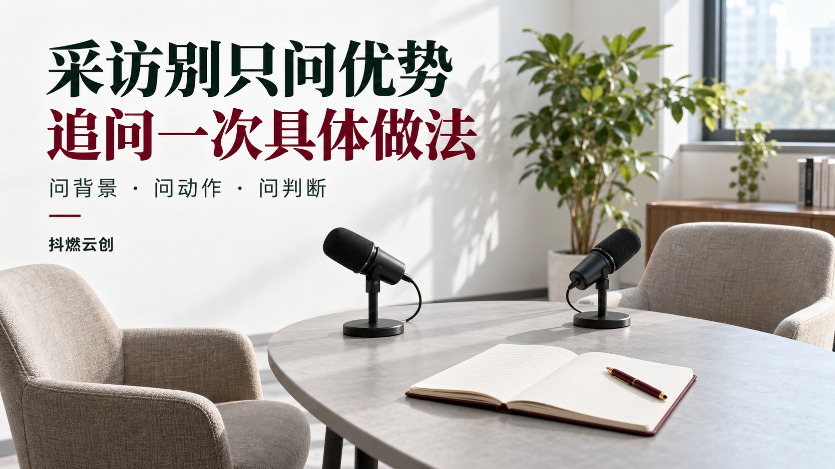 企业短视频采访：追问具体做法